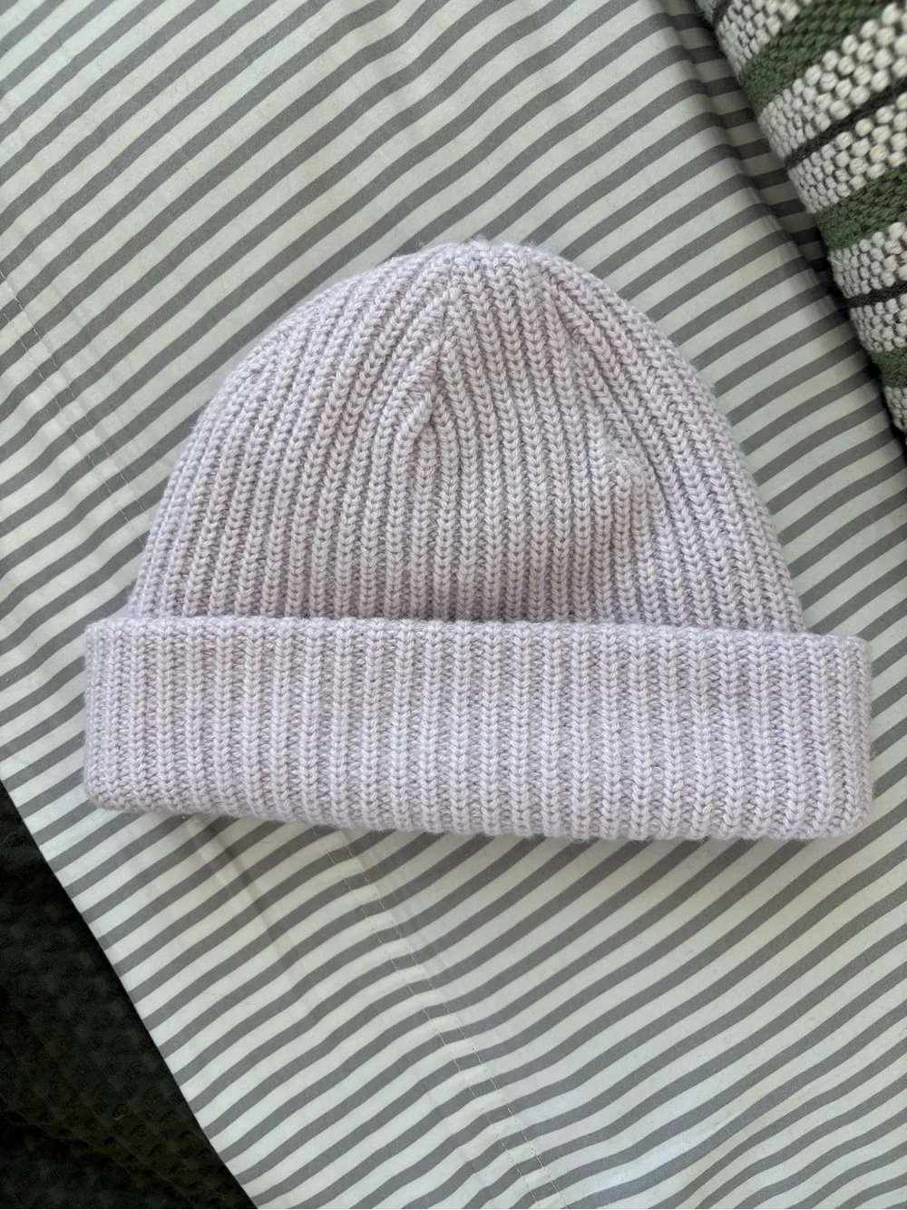 The North Face Kids Lavender Ribbed Cuff Beanie